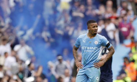 Tottenham target Gabriel Jesus in action