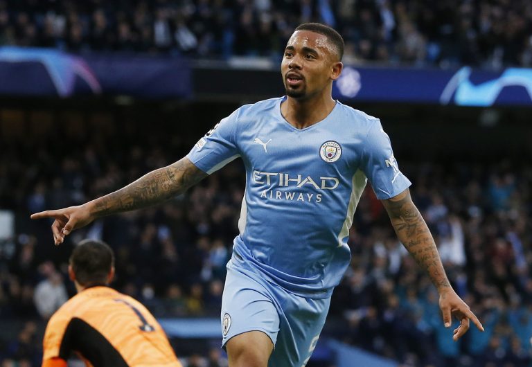 Gabriel-Jesus-celebrates-scoring-for-Man City