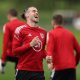 Tottenham-linked Gareth Bale in training