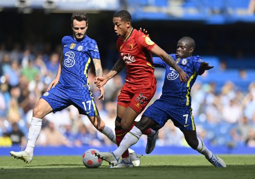Watford striker Joao Pedro against Chelsea