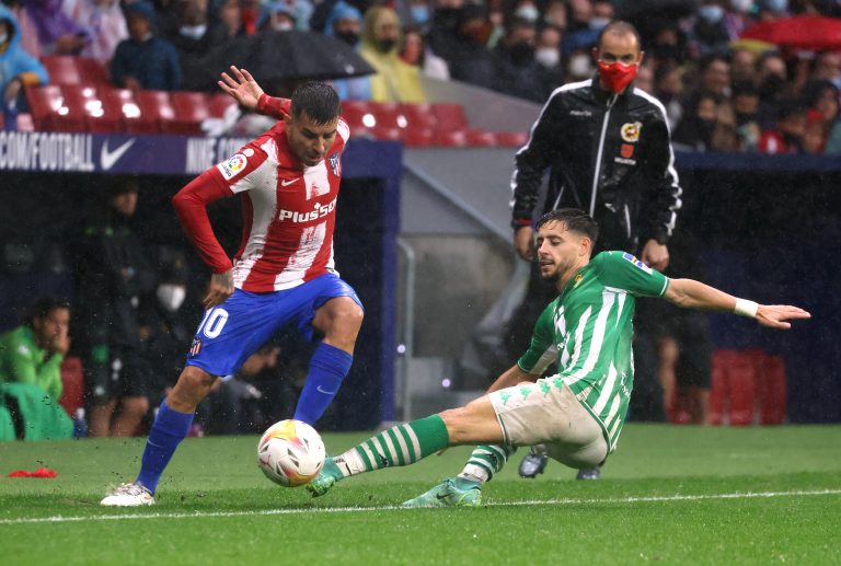Real Betis left-back Alex Moreno