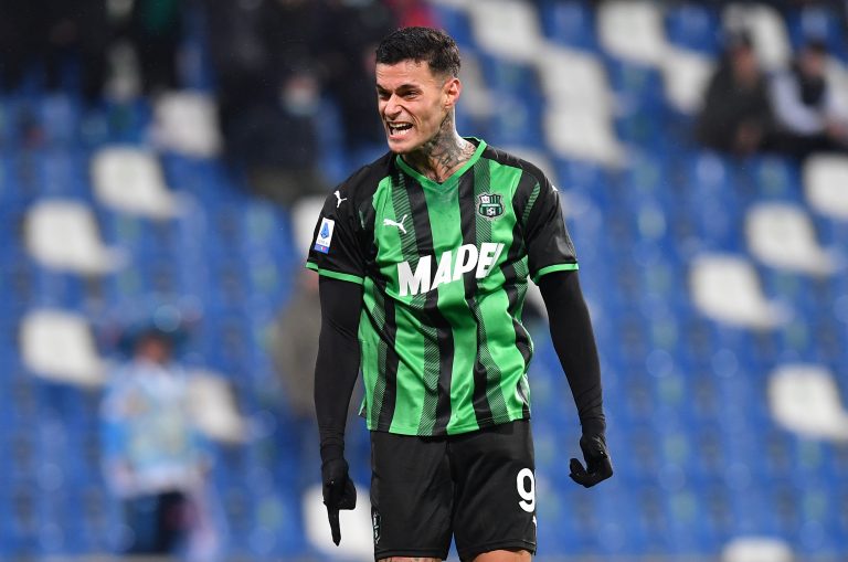 Gianluca-Scamacca-celebrates-scoring-for-Sassuolo