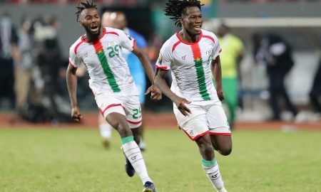 Issa-Kabore-celebrating-for-Burkina-Faso