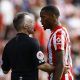 Ivan-Toney-in-conversation-with-referee-Paul-Tierney