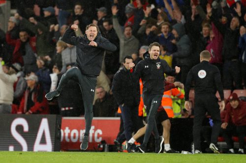 Ralph-Hasenhuttl-celebrates-for-Southampton