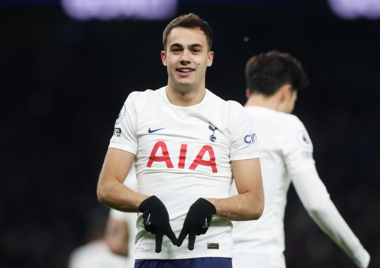 Sergio-Reguilon-celebrates-scoring-for-Tottenham