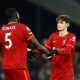 Liverpool pair Ibrahima Konate and Tyler Morton