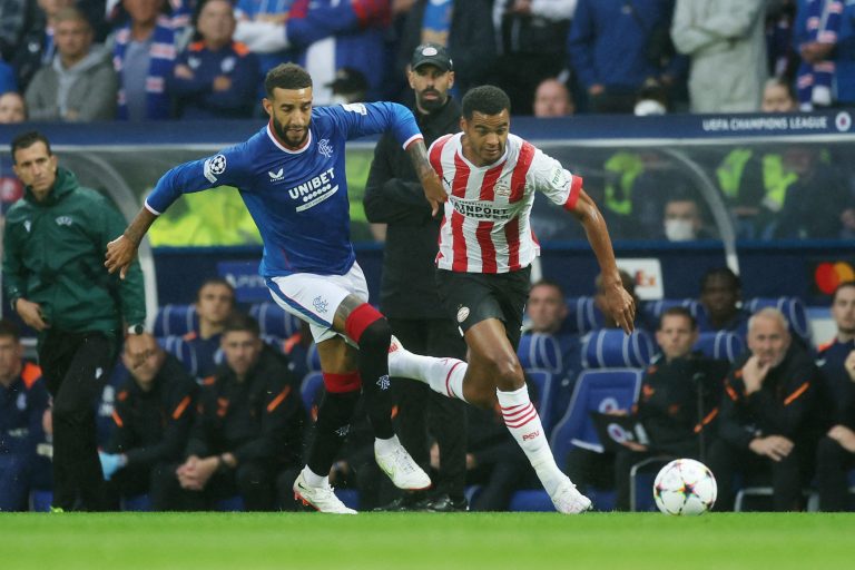 Connor Goldson and Cody Gakpo