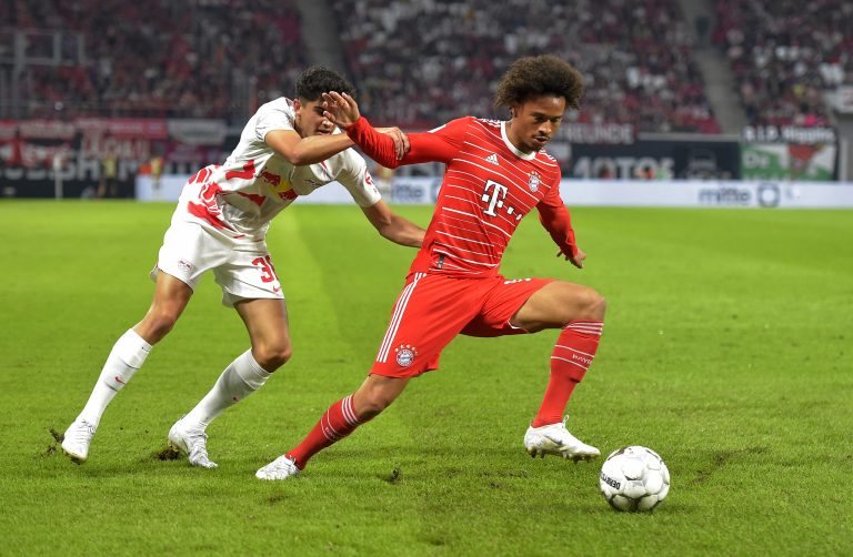 Leroy Sane of Bayern Munich