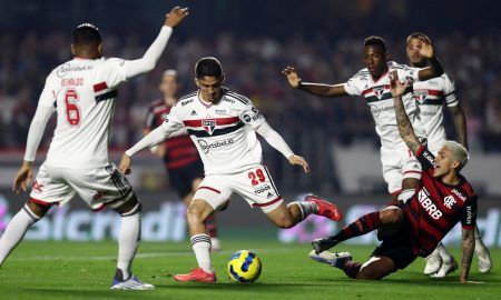 Sao Paulo midfielder Pablo Maia