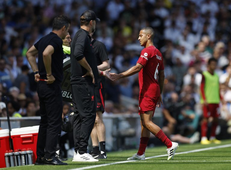 Liverpool: Thiago facing six weeks on the sidelines