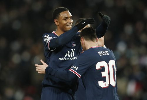 Abdou-Diallo-celebrates-Lionel-Messi-scoring