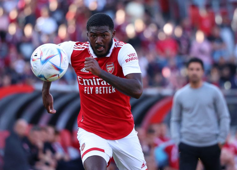 Ainsley-Maitland-Niles-in-action-for-Arsenal
