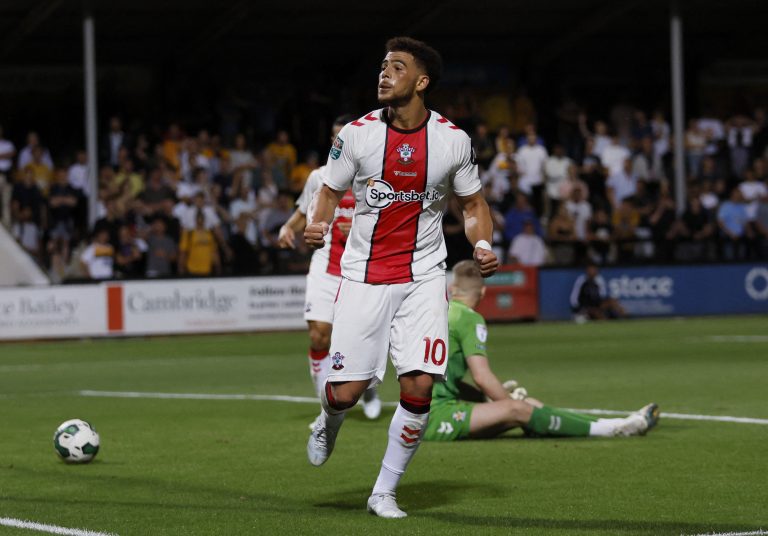 Che-Adams-celebrates-scoring-for-Southampton