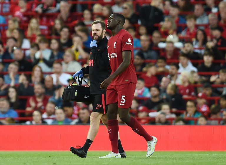 Liverpool centre-back Ibrahima Konate