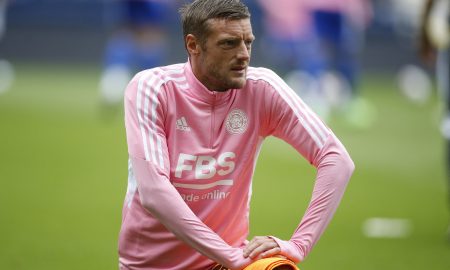 Leicester forward Jamie Vardy
