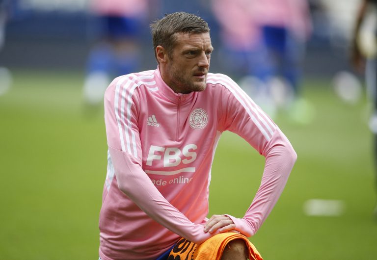 Leicester forward Jamie Vardy