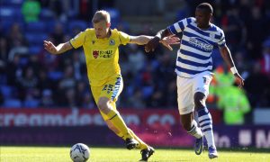 Sunderland transfer target Jan Paul van Hecke in action for Blackburn