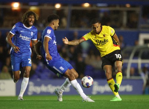 Newcastle transfer target Joao Pedro in action for Watford