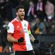 West Ham target Marcos Senesi celebrates for Feyenoord