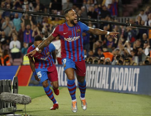 FC Barcelona's Memphis Depay