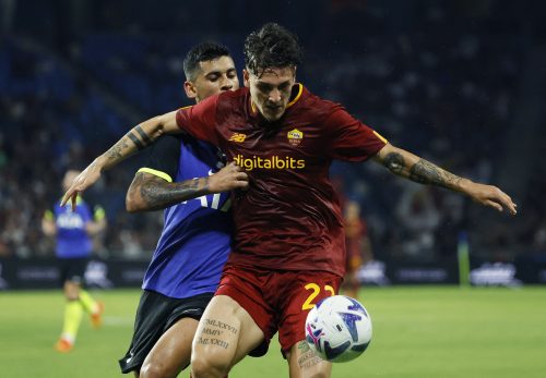 Spurs target Nicolo Zaniolo in action against Tottenham