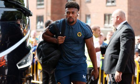 Wolves' Adama Traore makes his way into Molineux