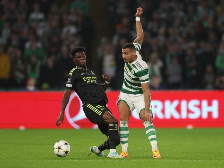 Celtic forward Georgios Giakoumakis