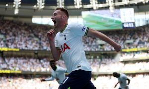 Dejan-Kulusevski-celebrates-scoring-for-Tottenham-Hotspur
