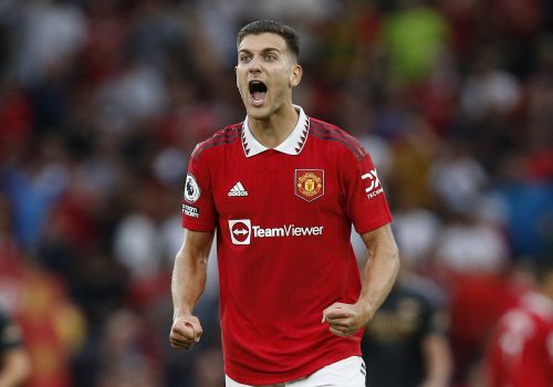 Manchester United right-back Diogo Dalot