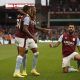 Douglas Luiz celebrates scoring for Aston Villa