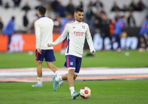 Houssem-Aouar-during-a-warm-up-for-Lyon