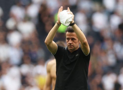 Marco Silva on the touchline for Fulham