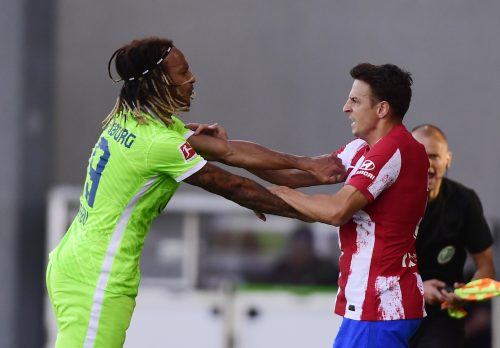 Man United transfer target Santiago Arias fights with Kevin Mbabu
