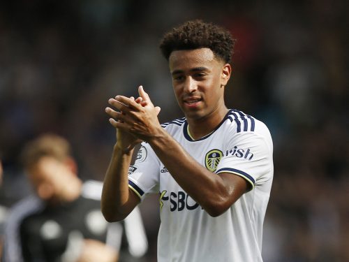 Leeds United midfielder Tyler Adams