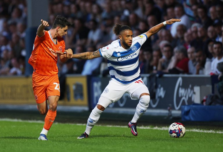 Leeds: Tyler Roberts struggles for QPR