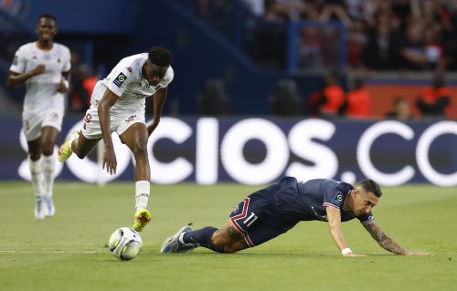 Wolves loanee Boubacar Traore playing with Metz