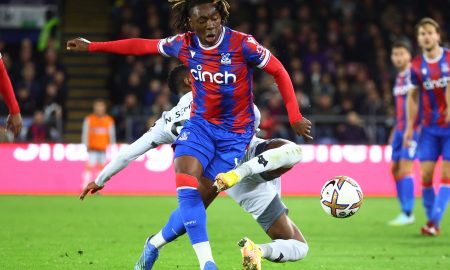 Eberechi Eze in action for Crystal Palace