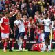 Tottenham's Emerson Royal is sent off against Arsenal