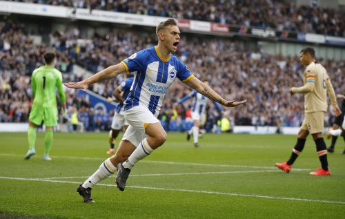 Leandro-Trossard-celebrates-scoring-for-Brighton