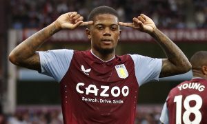 Aston Villa's Leon Bailey