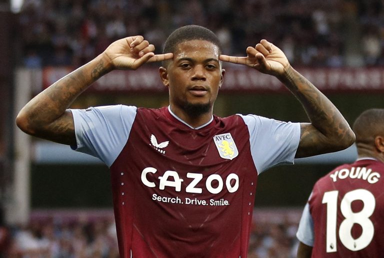 Aston Villa's Leon Bailey