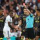 Leeds United's Luis Sinisterra shown a red card