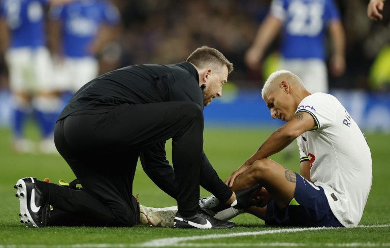 Richarlison-receiving-treatment-for-Tottenham-Hotspur
