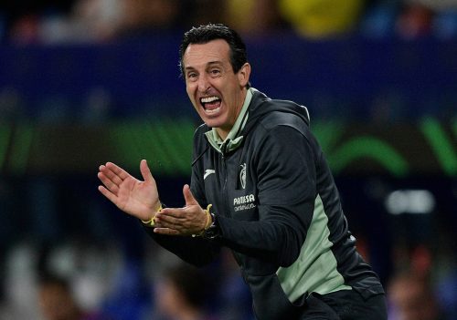 Villarreal coach Unai Emery