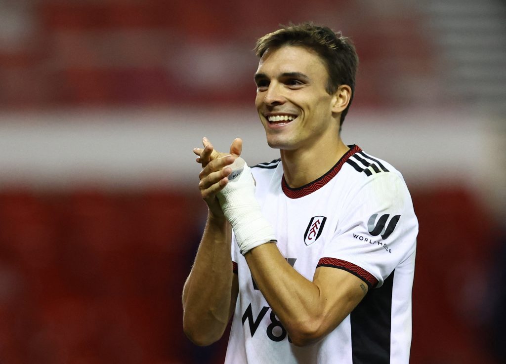 Joao Palhinha in action for Fulham