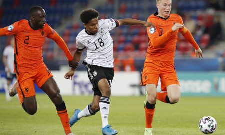 Perr Schuurs in action for the Netherlands