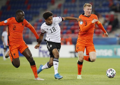 Perr Schuurs in action for the Netherlands