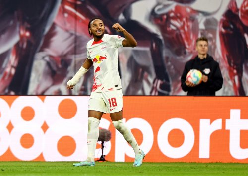 Christopher-Nkunku-celebrates-scoring-for-RB-Leipzig