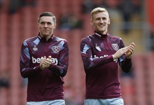 West Ham starlet Conor Coventry and midfielder Flynn Downes